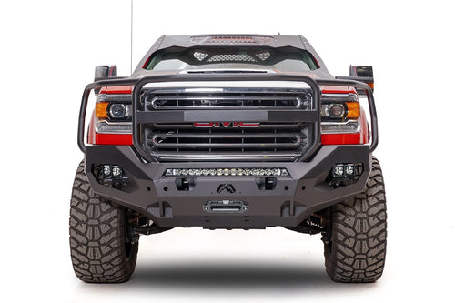 Matrix Front Bumper 15-18 Sierra 2500 or 3500 Hd with Full Grill Guard Bare