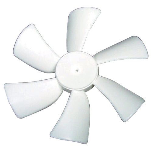 Replacement Fan Blade Ventline BVC0466-00 (6-Blade) 6" Dia. CW for Ventadome RV Roof Vents, White