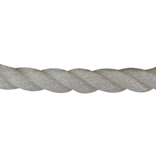 Twisted Nylon Anchor Line Sea Dog 301110100WH-1 with Thimble, 3/8" x 100'