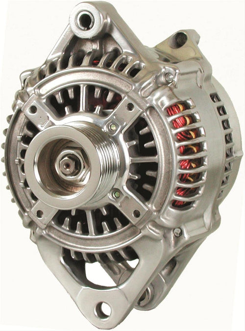 Polish Powermaster 633111 Alternator (130mm Denso Type 170A 7 Groove Pulley Extension Regulated 1 wire)