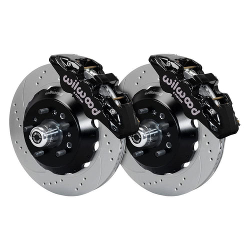 14.00" AERO6 Drill-Zinc Front Hub Kit
