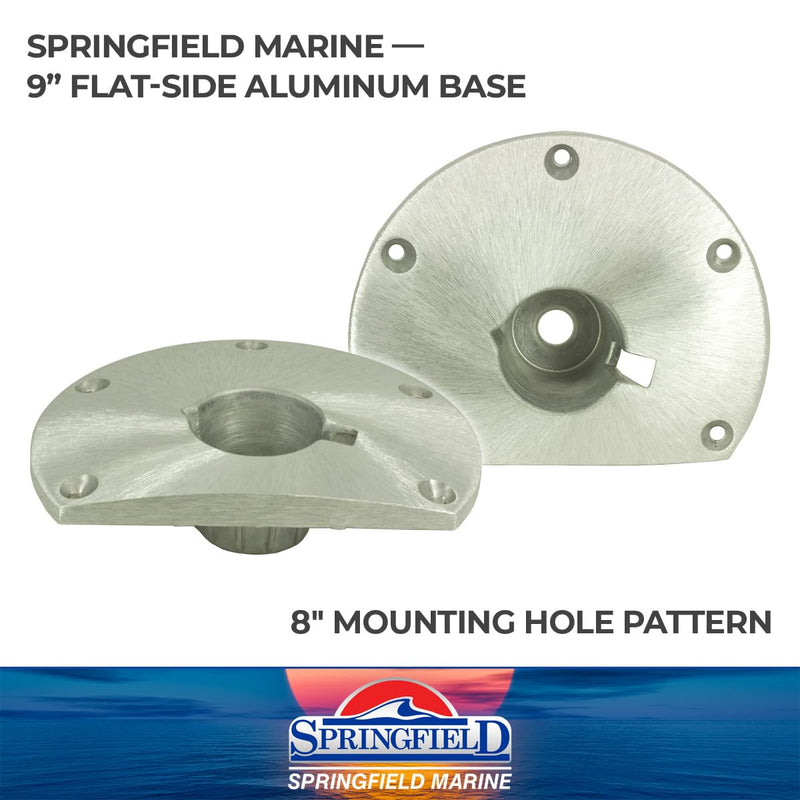Taper-Lock Springfield Marine 1600005 Deck Base - 9" x 7" Flat