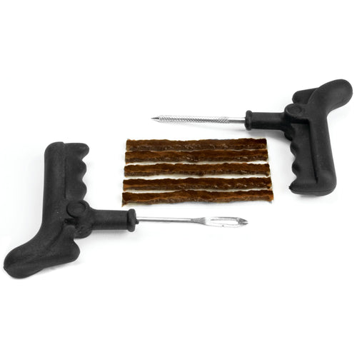 Tire Repair Kit Performance Tool 60200 with Ergonomic Handle - Includes Plugger, Reamer, and Plugs for Easy and Convenient Flat Tire Repairs