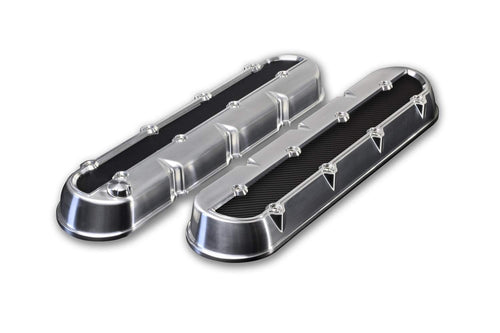 LSV-01 Clayton Machine Works Billet Aluminum Valve Cover, 2 Pack