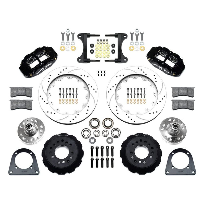 14.00" Drill-Zinc FNSL6R Front Hub Kit