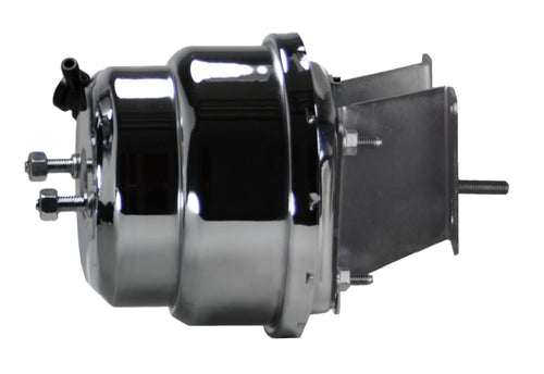 Compact-10 Series Leed Brakes 7 Inch Dual Power Booster Chrome