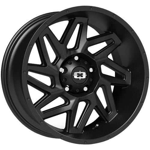 361 Vision Spyder 20x12 5x5.5" -51mm Satin Black Wheel Rim 20" Inch