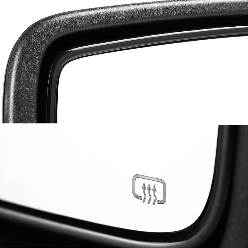 Left Driver Side Spec-D Tuning Power Heated Side Mirror w/LED Signal Compatible with 2013-2019 Ram 1500
