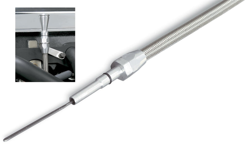 Flexible Engine Dipstick Lokar ED-5019 with Stainless Housing for LS1 Series
