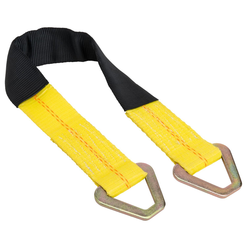 2” x 24” Premium Axle Tie Down Strap with D Rings – Keeper