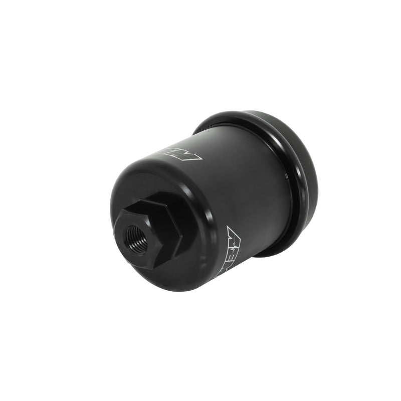 High Volume AEM 25-200BK Fuel Filter - Black
