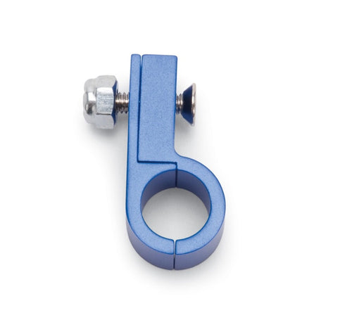 BLUE ANODIZE LINE CLAMP FOR -6 TUBING