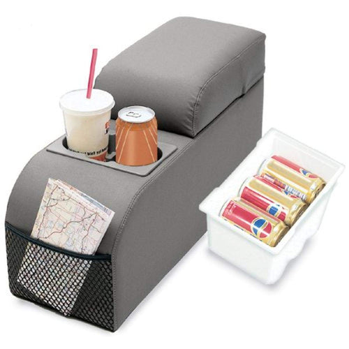 Center Console Rugged Ridge for Jeep CJ/Wrangler YJ | Vinyl, Grey | 13101.09 | Fits 1976-1995 Jeep CJ & Wrangler YJ