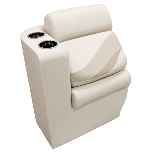 Wise Premier Series BM13006L-1066 Pontoon Left Lean Back Recliner, Stone/Mocha Java/Khaki