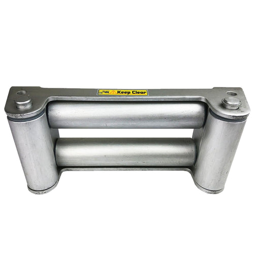 Mile Marker Universal WH-10 Silver Roller Fairlead | Compatible with 8000 - 12,000 Pound Hydraulic Winches and 8000 - 15,000 Pound Electric Winches