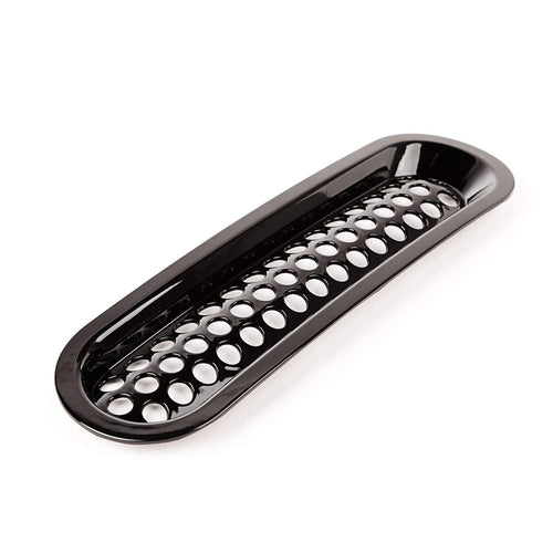 Grille Insert Kit, Perforated, Black | Rugged Ridge | 11306.31 | Fits 2007-2018 Jeep Wrangler JK