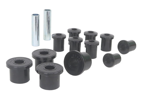 Whiteline W83489 Suspension Front, Rear Track Bar Bushing Kit Compatible with 87-95 Wrangler