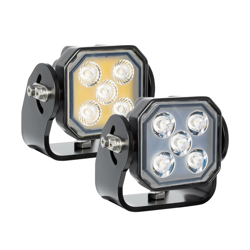 Vision X Lighting Work Light Prospector 5 Seven WATT LEDs Black HOUSING 10 Degree Beam