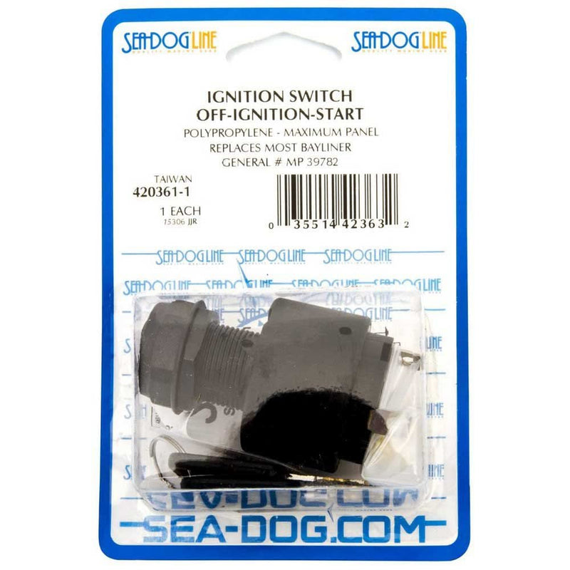Three Position Sea Dog Ignition Switch, Off-Ign-Start 420360-1