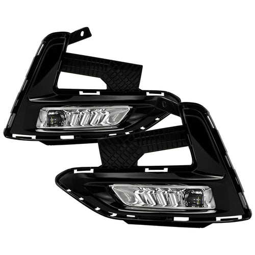 Nissan Sentra 2020-2022 Spyder OEM Style Fog Lights w/Switch- Clear (Bulb Size - 5W LED)