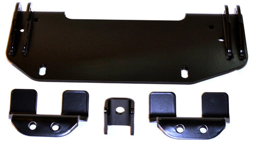 Center Plow Mount Kit WARN 70583, Fits: Honda ATV Powersport Vehicles , Black