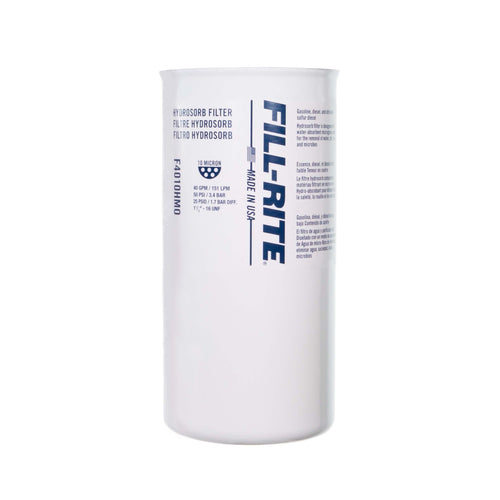1½" Fill-Rite F4010HM0 - 16 UNF 40 GPM (151 LPM) 10 Micron Water Detecting Spin-On Fuel Filter