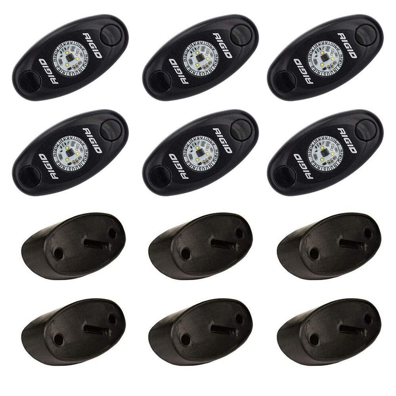 Rock Light Kit RIGID IND 6 Cool White, 400253