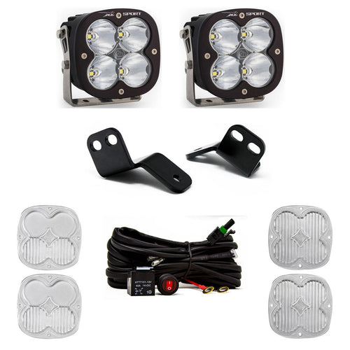 XL Sport Baja Designs LED A-Pillar Light Kit for Textron Wildcat XX 2018-22 UTV (Driving/Combo; Clear)