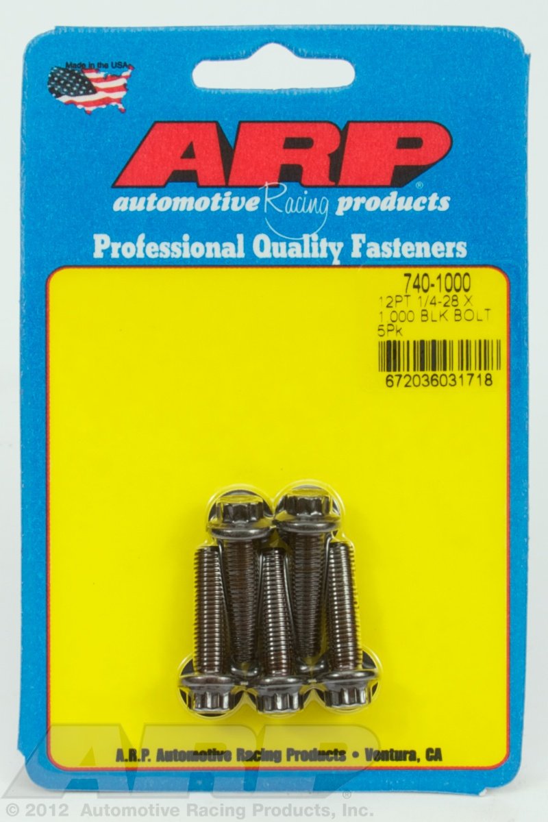 Black ARP (740-1000) Oxide Bolt