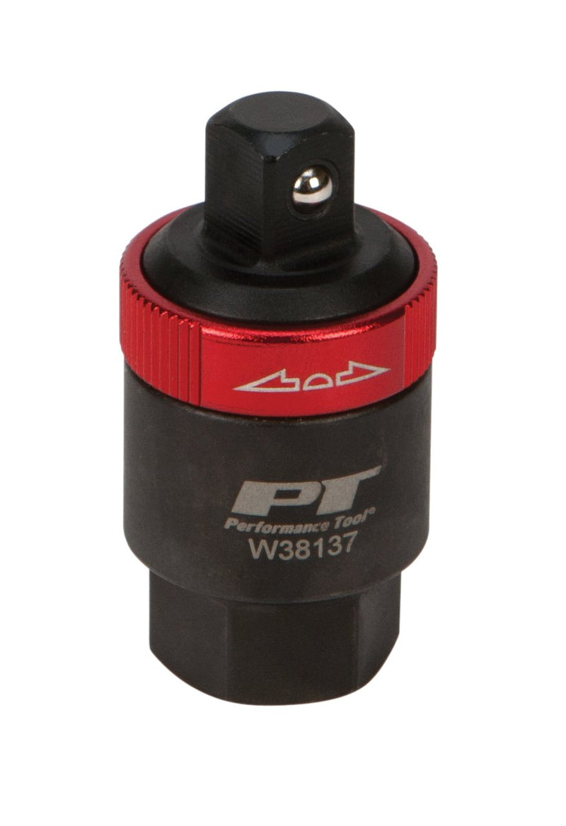 W38137 Performance Tool 3/8-Inch Drive Ratcheting Adapter,Black