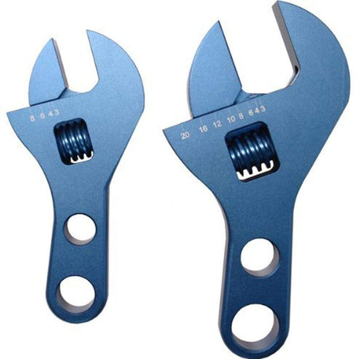 ProForm 3-8 AN/10-20 an Anodized Aluminum Adjustable Compact Wrench - Pair 67722