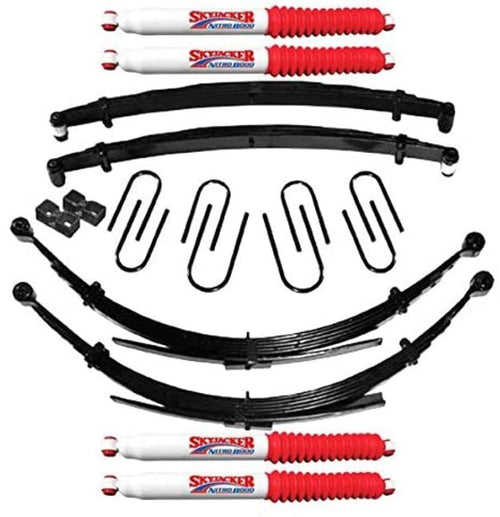 Skyjacker Suspension Lift Kit C180AKSD-N w/Shock Nitro Shocks 8 in. Lift For Use w/56 in. Rear Springs