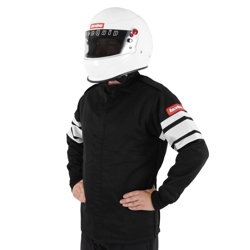 Multi Layer RaceQuip Racing Driver Fire Suit Jacket SFI 3.2A/ 5 Black Medium 121003