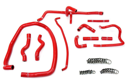 Red Silicone Heater Hose Kit HPS 57-1488-RED Coolant