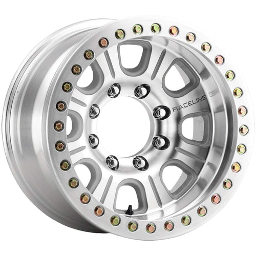 RT233 Raceline Monster Machined Wheel (17 x 17. inches /1 x, 1 mm Offset)