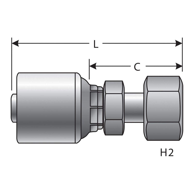 Gates Coupling G25855-0808