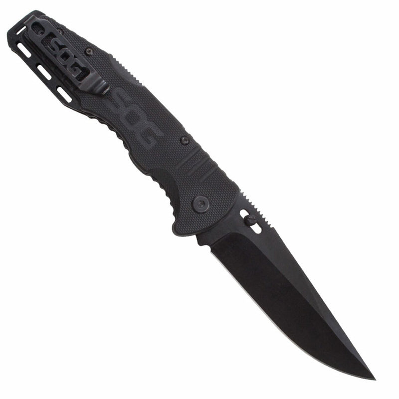 G-10 Handle, Fusion Salute, Black Blade, Plain