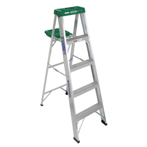 225 Lb. 5' Aluminum Stepladder, Type Ii