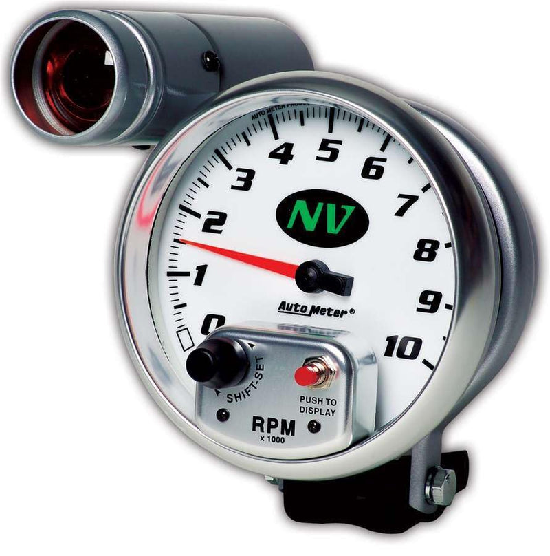 Auto Meter Shift-Lite 5" 10000 RPM NV Tachometer