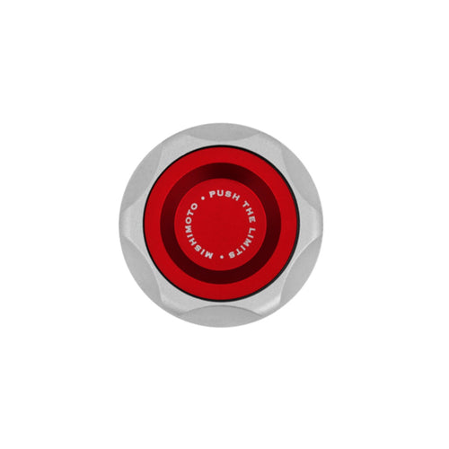 Mishimoto Oil Filler Cap MMOFC-MUS1-RD Compatible With Ford Powerstroke 6.0L 2003-2007 Red