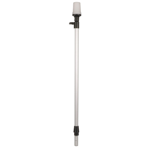 Telescoping Pole Light attwood 5610-48-7, All-Around Light, Height-Adjustable 26-42 inches, 2 Mile 360-Degree Visibility, One Size