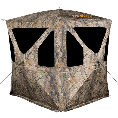 Muddy Whitetail Hunting Deer Buck Hog Silent Standing Height 64” Epic Camo Pattern Ravage Ground Blind