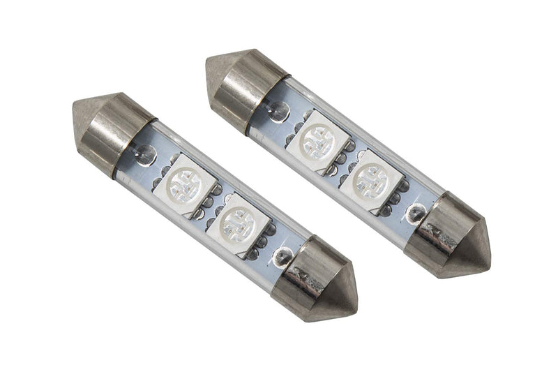 39mm Diode Dynamics SMF2 LED Bulbs (Pair), Green