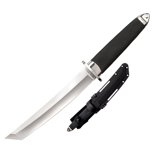 Cold Steel Tanto Magnum 7.5" VG-10 San Mai Razor-Sharp Blade 5.625" Kray-Ex Handle Military Tactical Fixed Blade Knife w/Secure-Ex Sheath