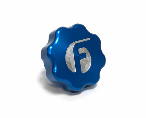 01-16 GM 2500/3500 Duramax Billet Oil Cap Cover - Blue Fleece Performance (FPE-DMAX-OC-BLU)