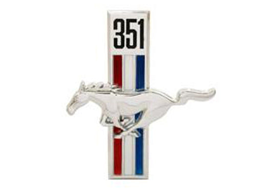 1967-1968 Scott Drake C7ZZ-16229-W 351 Running Horse Emblem LH