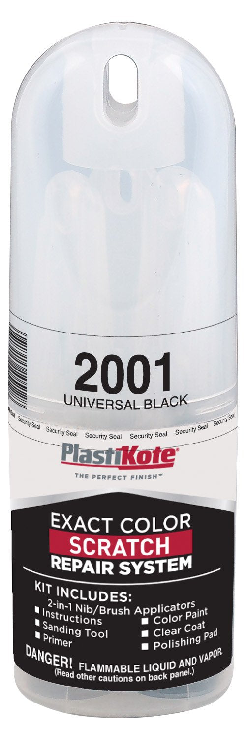 Universal PlastiKote 2001 Black Scratch Repair Kit