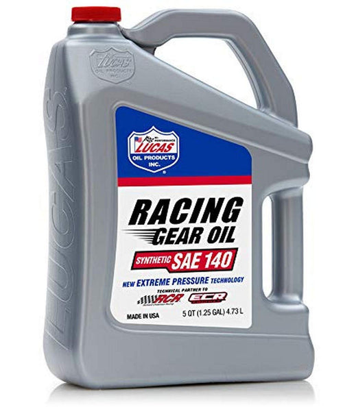 SAE 140 Synthetic Racing Gear Oil/3x1/5 Quart