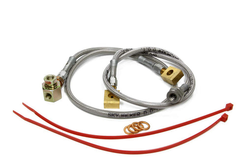 4"- 6" Skyjacker Stainless Steel Brake Line - Pair