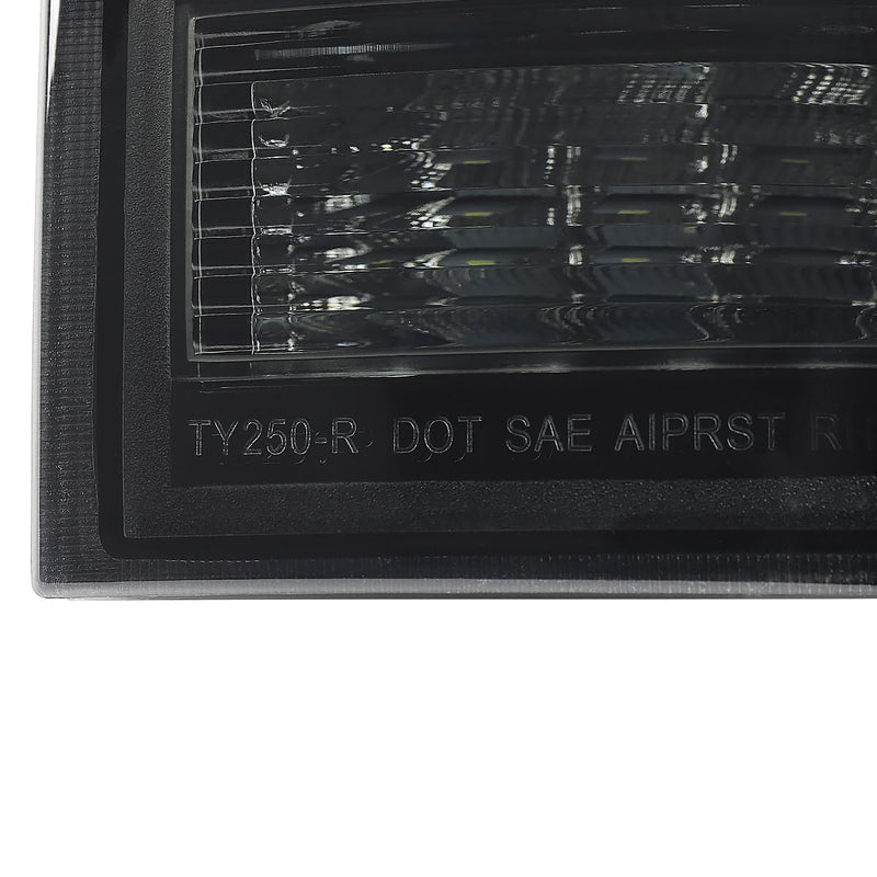 Full LED Strip Tail Lights SPEC-D TUNING w/Red Sequential LED Light Bars and Startup Animation Glossy Black Smoke Compatible with 2014-2021 Toyota Tundra, Left + Right Pair Assembly
